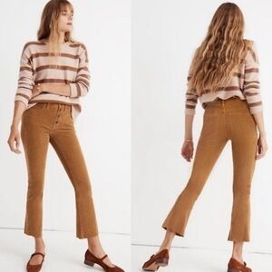 Madewell Cali Demi-Boot: Corduroy Edition, Burnished Cedar Tan, Size 23